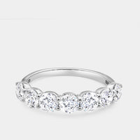 2 Carat Lab-Grown Diamond Seven-Stone Classic Band — GILDED New York
