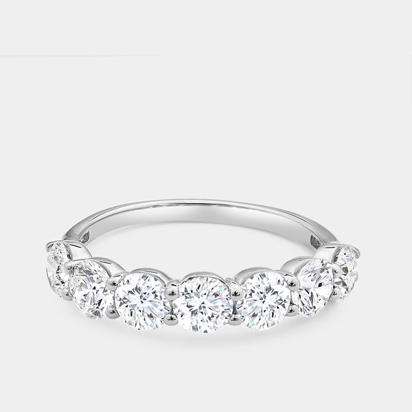 2 Carat Lab-Grown Diamond Seven-Stone Classic Band — GILDED New York
