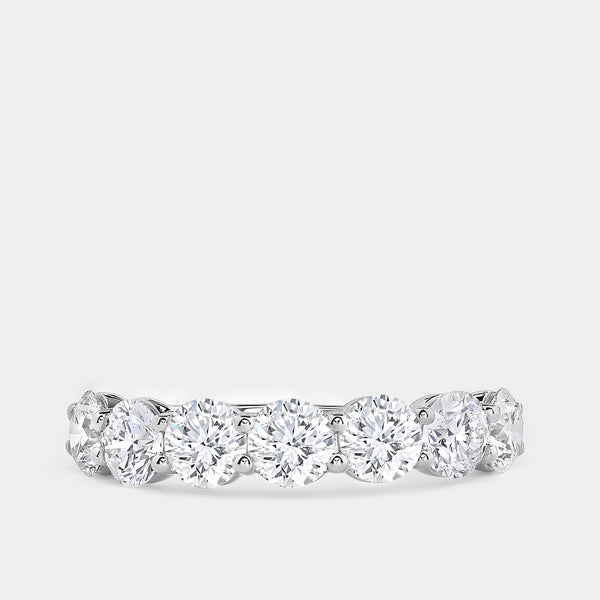 2 Carat Lab-Grown Diamond Seven-Stone Classic Band — GILDED New York