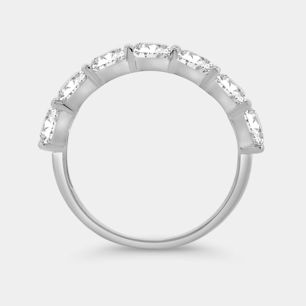 2 and 1/2 Carat Lab-Grown Diamond Seven-Stone Classic Band — GILDED New York