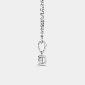 Gilded 1/10 Carat Lab-Grown Diamond Round-Shaped Two-Piece Earring and Pendant Set in an Illusion Plate