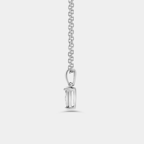 Gilded 1/10 Carat Lab-Grown Diamond Round-Shaped Two-Piece Earring and Pendant Set in a Heart-Shaped Illusion Plate