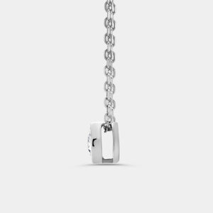 Gilded 1/4 Carat Lab-Grown Diamond Round-Shaped, Bezel-Set, Two-Piece Earring and Pendant Set
