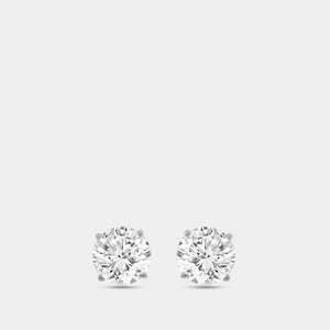 Gilded 2 Carat Lab-Grown Diamond Round-Shaped Classic Two-Piece Earring and Pendant Set