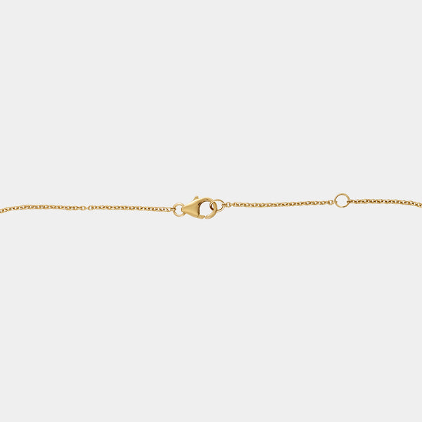 1 Carat Lab-Grown Diamond Bezel-Set Diamonds-By-The-Yard Necklace — GILDED New York