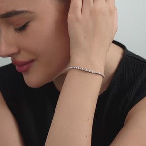 Gilded 1 Carat Lab-Grown Diamond Classic Bolo Bracelet