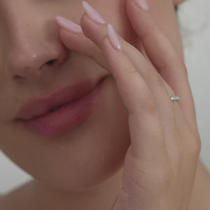 Gilded 1/4 Carat Lab-Grown Diamond Round-Shaped Wedding Band