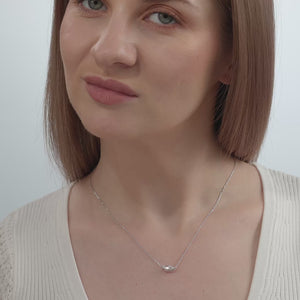 Gilded 1 Carat Lab-Grown Diamond Marquise-Shaped Station Solitaire Pendant